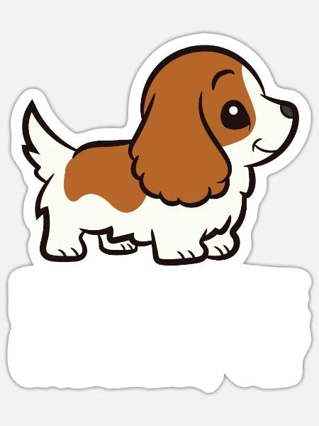 Ich mag Cavaliere einfach sehr, okay? Cavalier - Sticker Größe S (10 x 10 cm) - Mattweiß