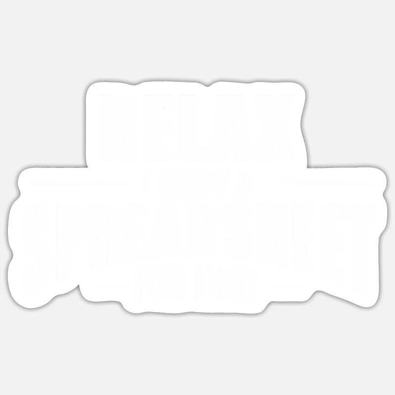 Drôles de comptables Dictons Impôts - Sticker taille S (10 x 10 cm) - blanc mat