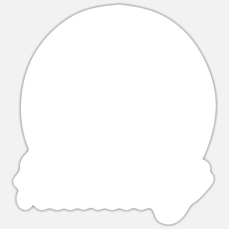 I would rather hunt Sticker size S (10 x 10 cm)