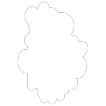 Cette mère aime Pilates Maman Amant Maman - Sticker taille S (10 x 10 cm) - blanc mat - Devant