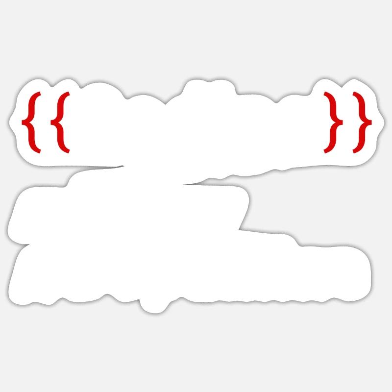 Drôle de codage est mon codeur de dopamine Sticker taille S (10 x 10 cm)