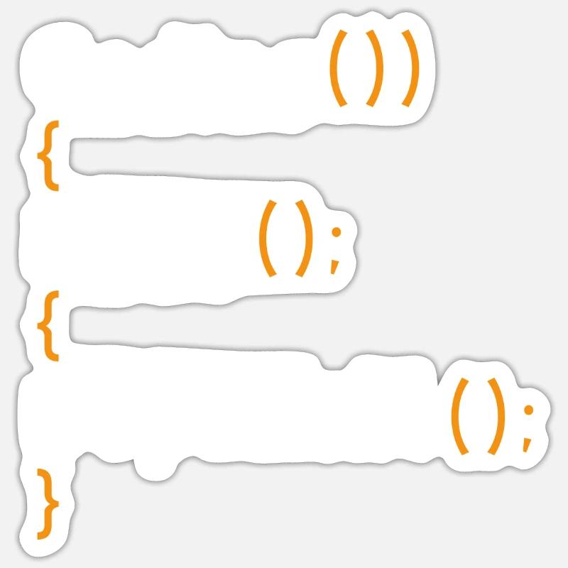 Funny Coding Is My Dopamine Coder Sticker size S (10 x 10 cm)