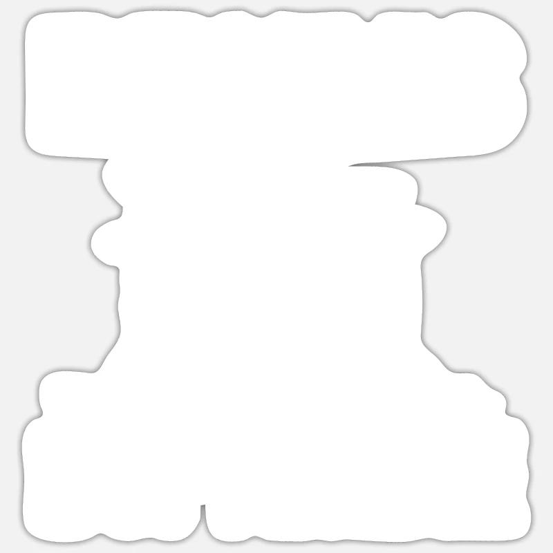 Drums Are Mine - Sticker size S (10 x 10 cm) - white matte