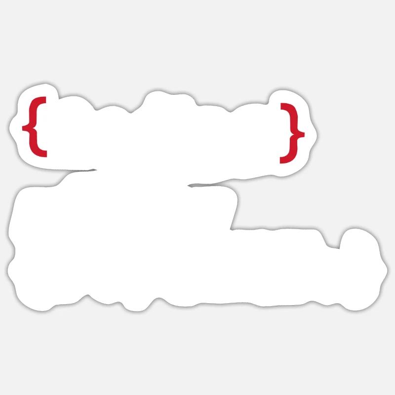 Lustige Codierung Ist Mein Dopamin -Coder Sticker Größe S (10 x 10 cm)