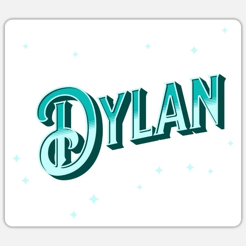 Dylan names personalized Sticker size S (10 x 10 cm)