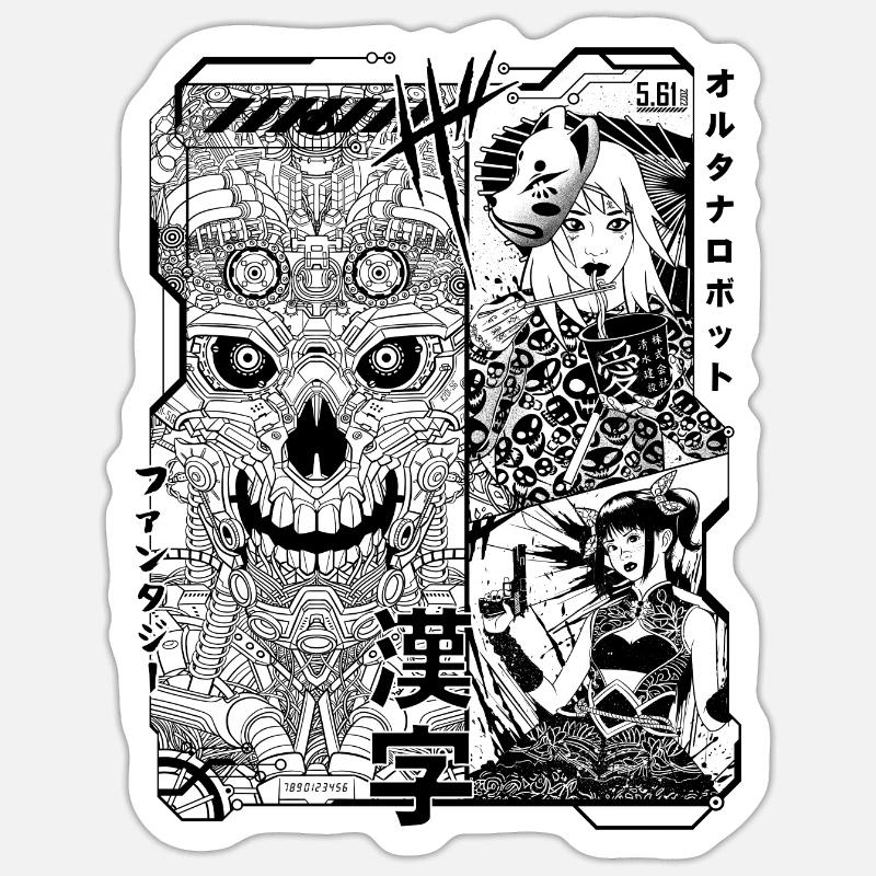 Sticker taille S (10 x 10 cm) - 