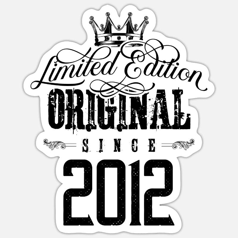 Édition limitée 2012 Sticker taille S (10 x 10 cm)