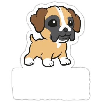 Boxer Dog Owner Life Is Better With A Boxer Dog - Sticker size S (10 x 10 cm) - white matte - Front