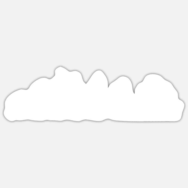 Sauna - Sticker size S (10 x 10 cm) - white matte