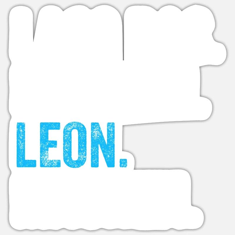 Lass das mal den Leon machen Name Sticker Größe S (10 x 10 cm)