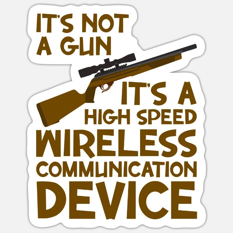 It's A High Speed Wireless Communication Device Sticker Größe S (10 x 10 cm)