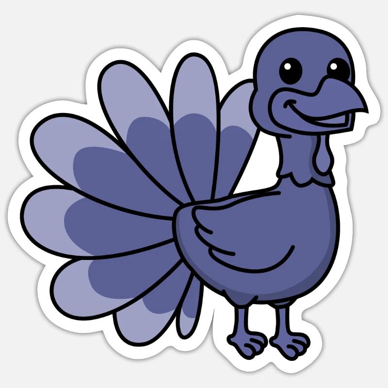 Truthan Comic Tier - Sticker Größe S (10 x 10 cm) - Mattweiß