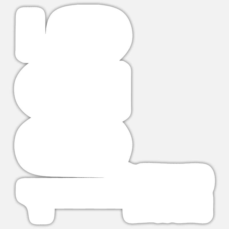 Edition Limitée De 1925 - Sticker taille S (10 x 10 cm) - blanc mat