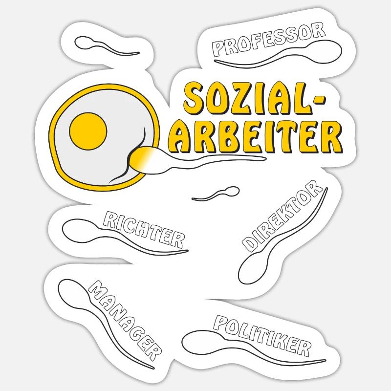 Sticker Größe S (10 x 10 cm) - 