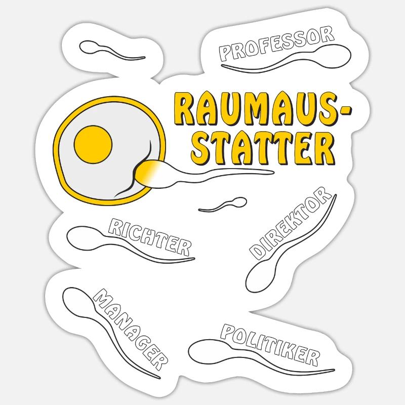 INTÉRIEUR - Sticker taille S (10 x 10 cm) - blanc mat