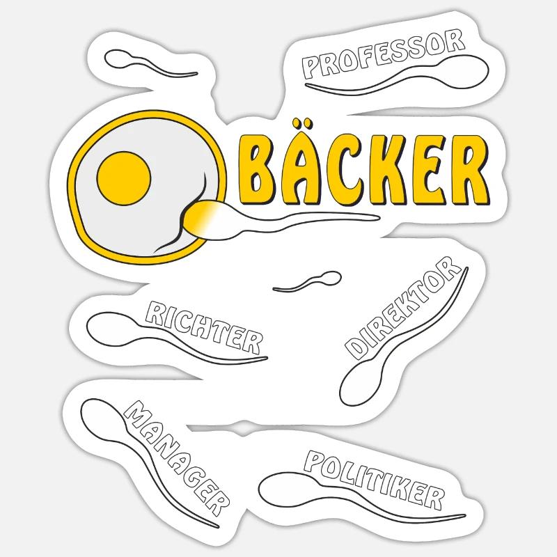 Sticker Größe S (10 x 10 cm) - 