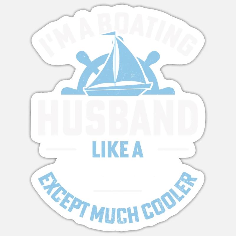 Dans un mari plaisancier comme un mari normal excepté Sticker taille S (10 x 10 cm)