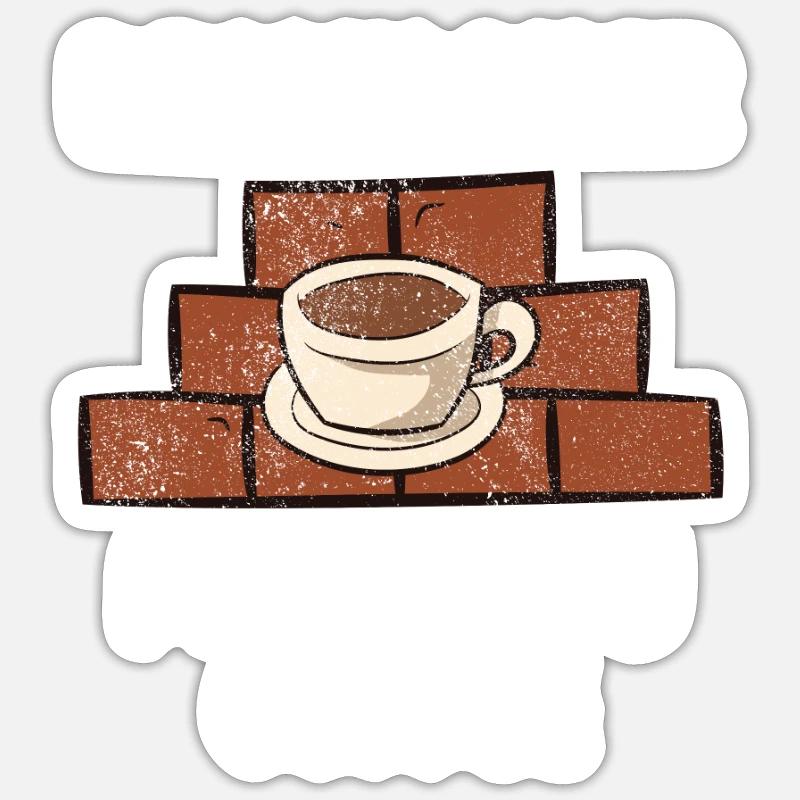Bricklayer Profession Gift Idea Mason Gift Mason Mason Sticker size S (10 x 10 cm)