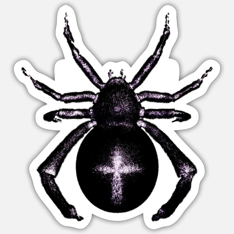Spider - Sticker Größe S (10 x 10 cm) - Mattweiß