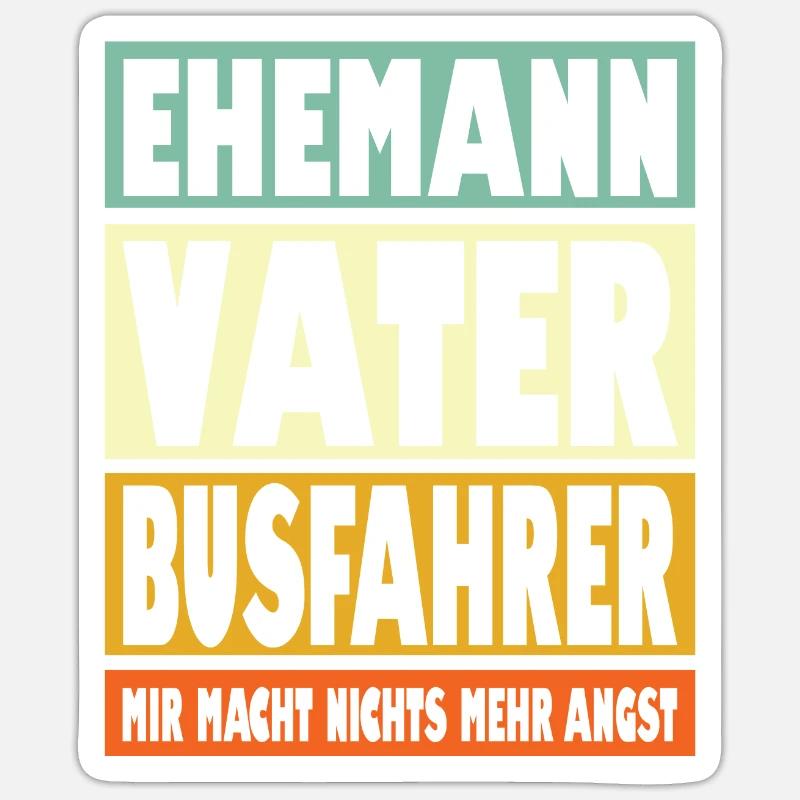 Bühnenbauer Vater Ehemann Held Sticker Größe S (10 x 10 cm)