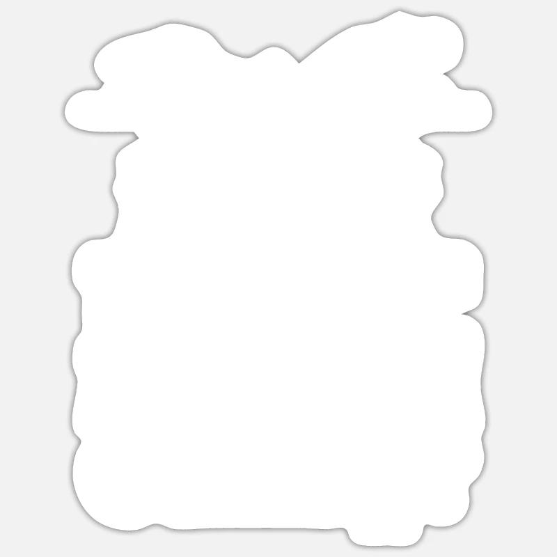 Camping Outdoor Camping Devise - Sticker taille S (10 x 10 cm) - blanc mat