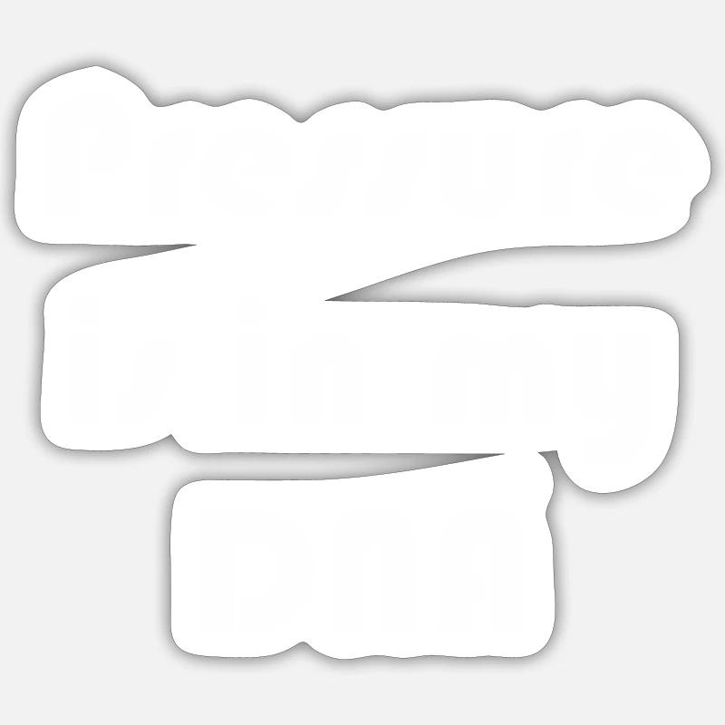 Plongée - La pression est dans mon ADN Sticker taille S (10 x 10 cm)