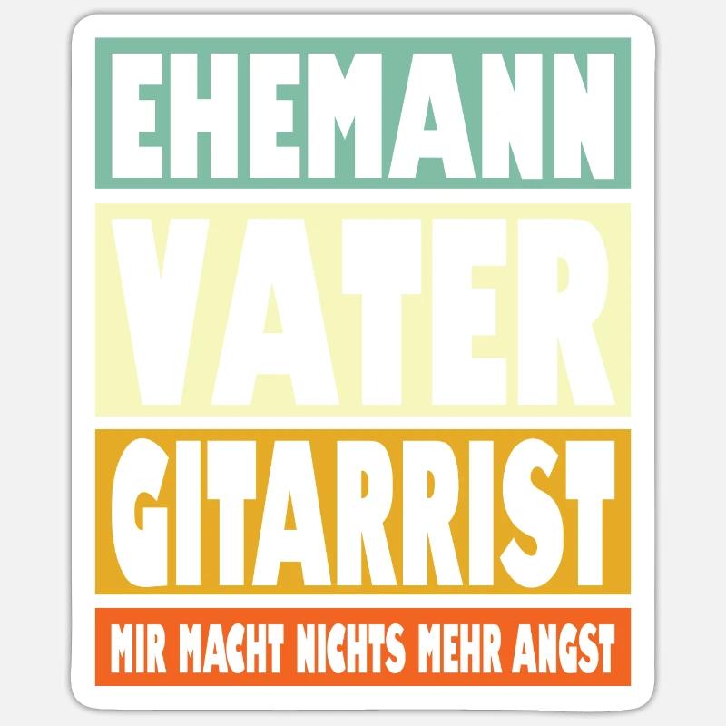 Gärtner Vater Ehemann Held - Sticker Größe S (10 x 10 cm) - Mattweiß