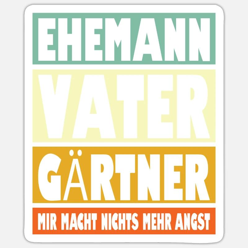 Goldschmied Vater Ehemann Held Sticker Größe S (10 x 10 cm)