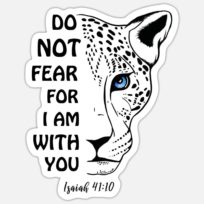 Religiöses Zitat Sticker Größe S (10 x 10 cm)