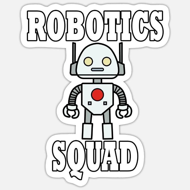 Engineering Robotics Mechanic Engineer - Sticker size S (10 x 10 cm) - white matte