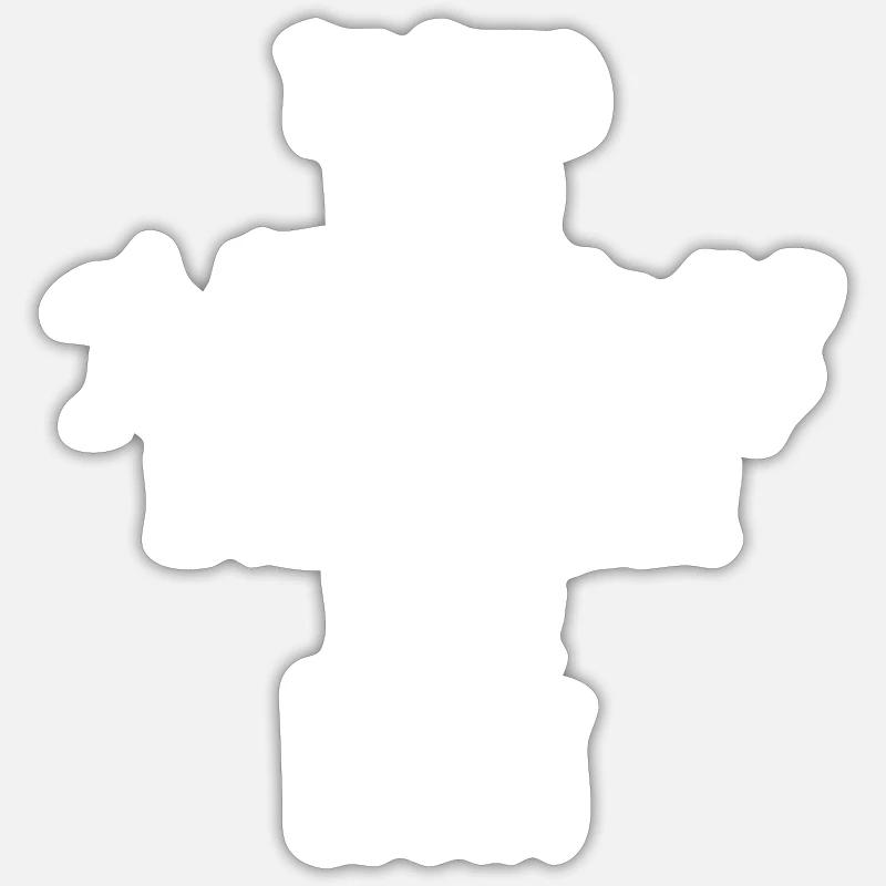 Goth Gothic Das Kind In Der Dunkelheit Wird Von - Sticker Größe S (10 x 10 cm) - Mattweiß