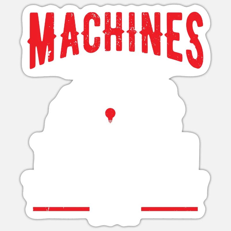 AI Machine Programming Robot Engineer Sticker size S (10 x 10 cm)