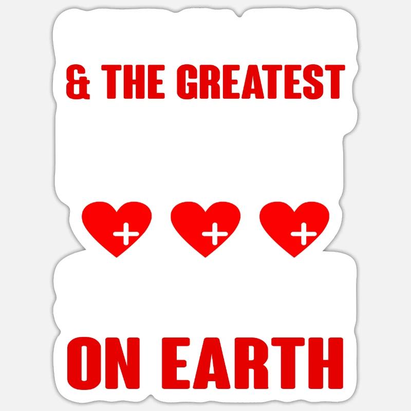 Open Heart Surgery Gift - Sticker size S (10 x 10 cm) - white matte