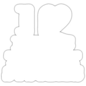 Anti Cars Sustainable infrastructure & mass - Sticker size S (10 x 10 cm) - white matte - Front