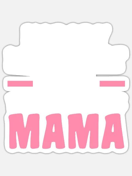 Mama Oma Oma Geschenk - Sticker Größe S (10 x 10 cm) - Mattweiß