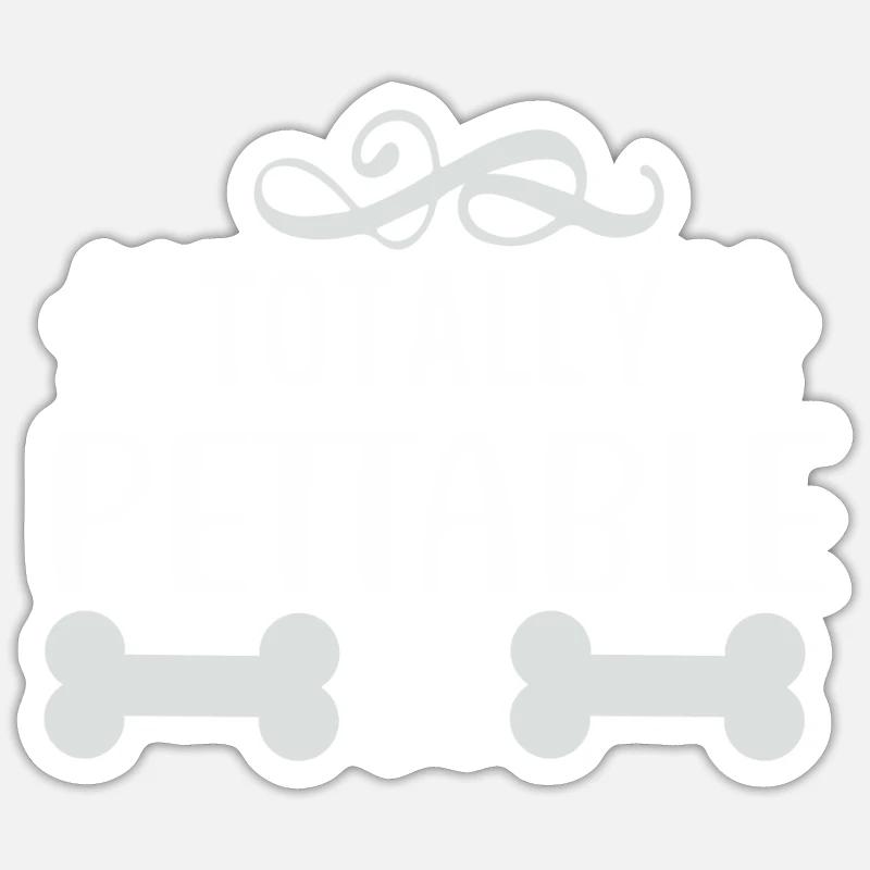 Completely pettable Sticker size S (10 x 10 cm)