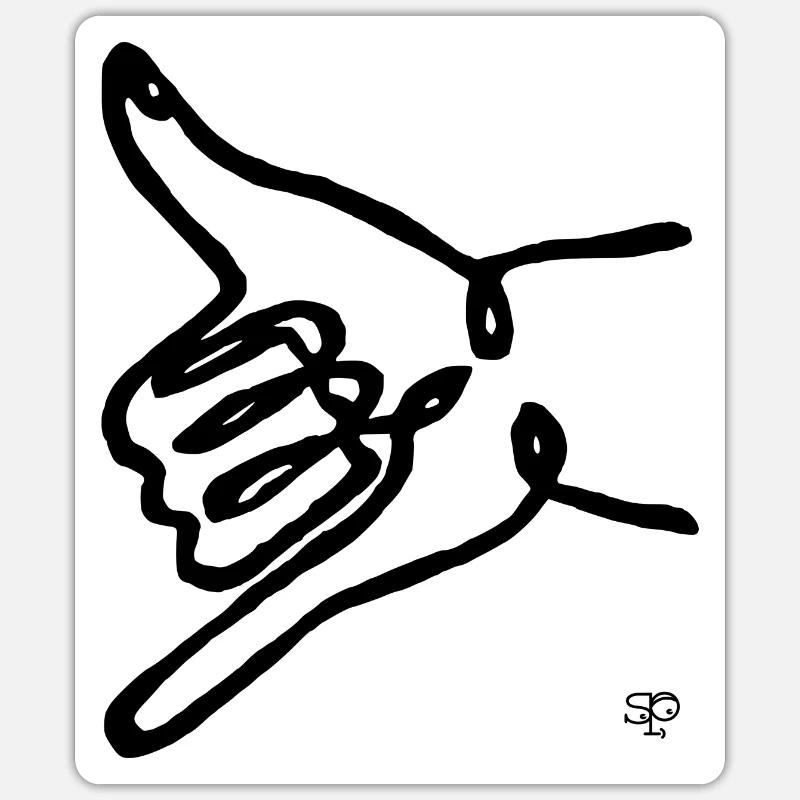 Sticker Größe S (10 x 10 cm) - 