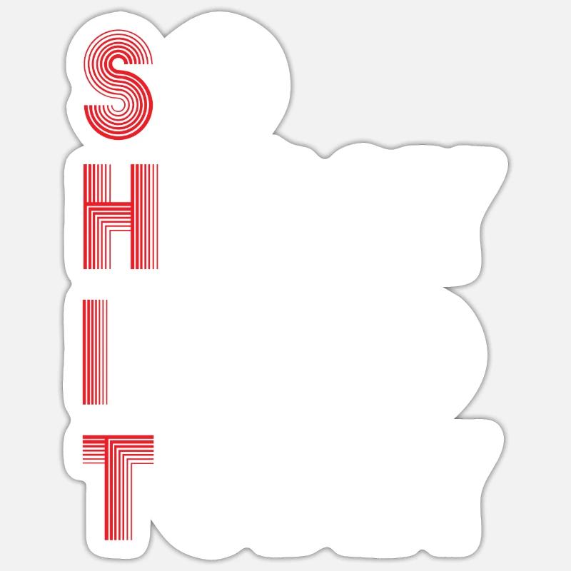 30e anniversaire - Sticker taille S (10 x 10 cm) - blanc mat