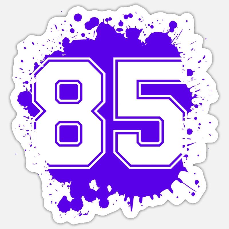 85 Nombre d’objets blob Sticker taille S (10 x 10 cm)