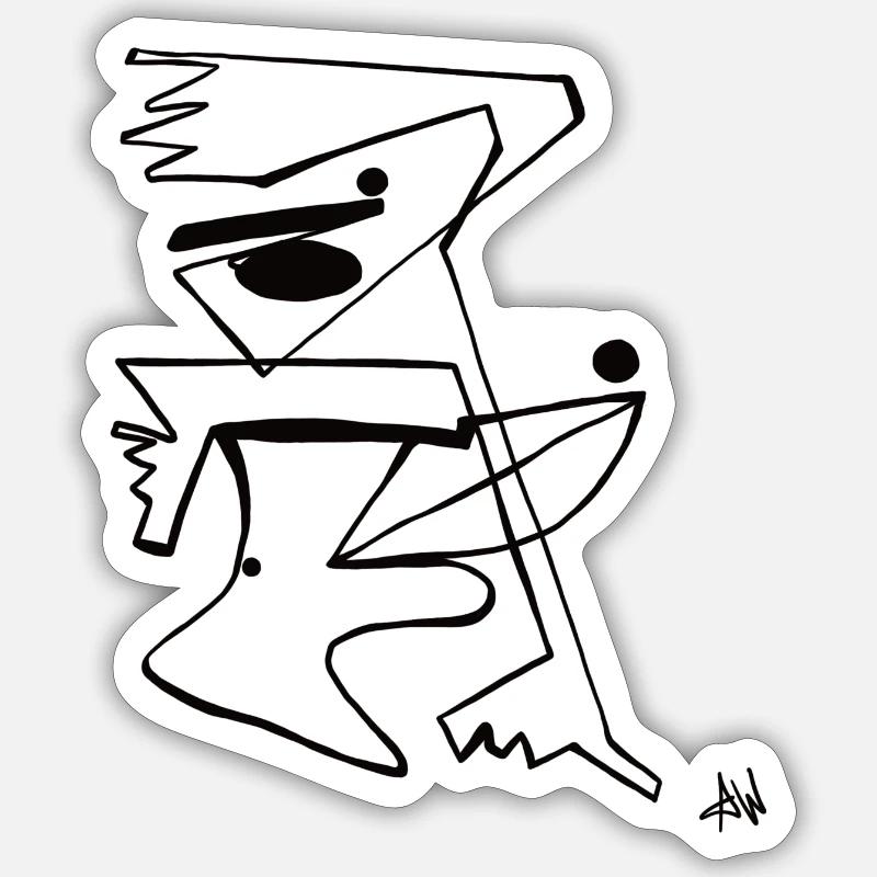 Sticker størrelse S (10 x 10 cm) - 