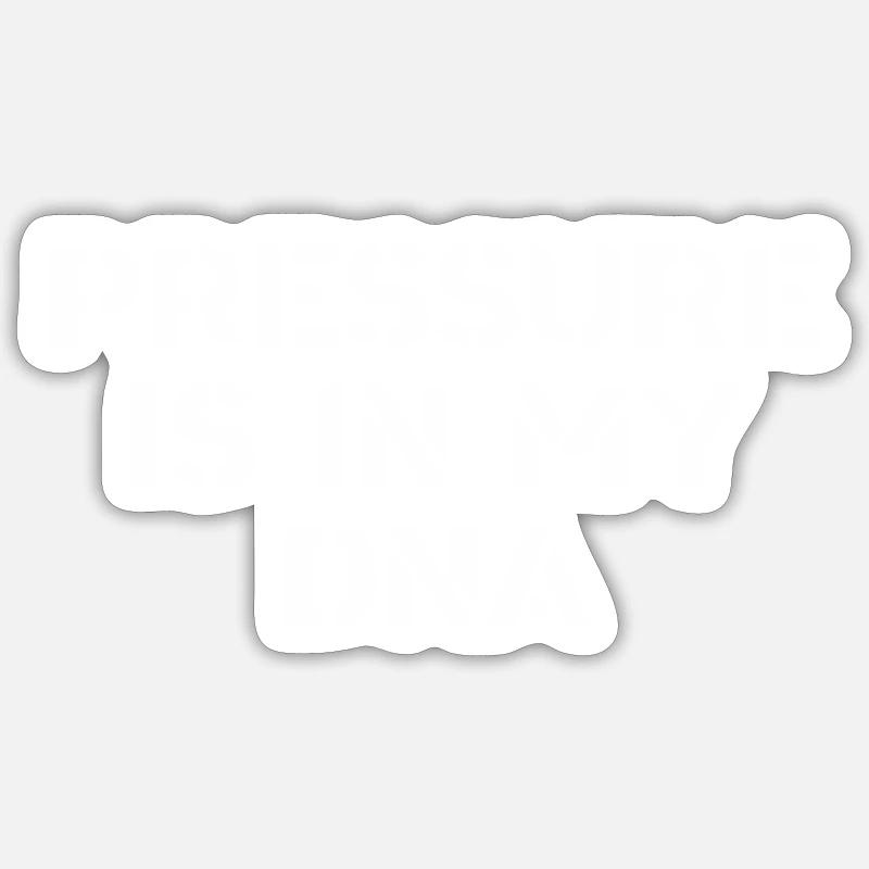 Plongée - La pression est dans mon ADN Sticker taille S (10 x 10 cm)