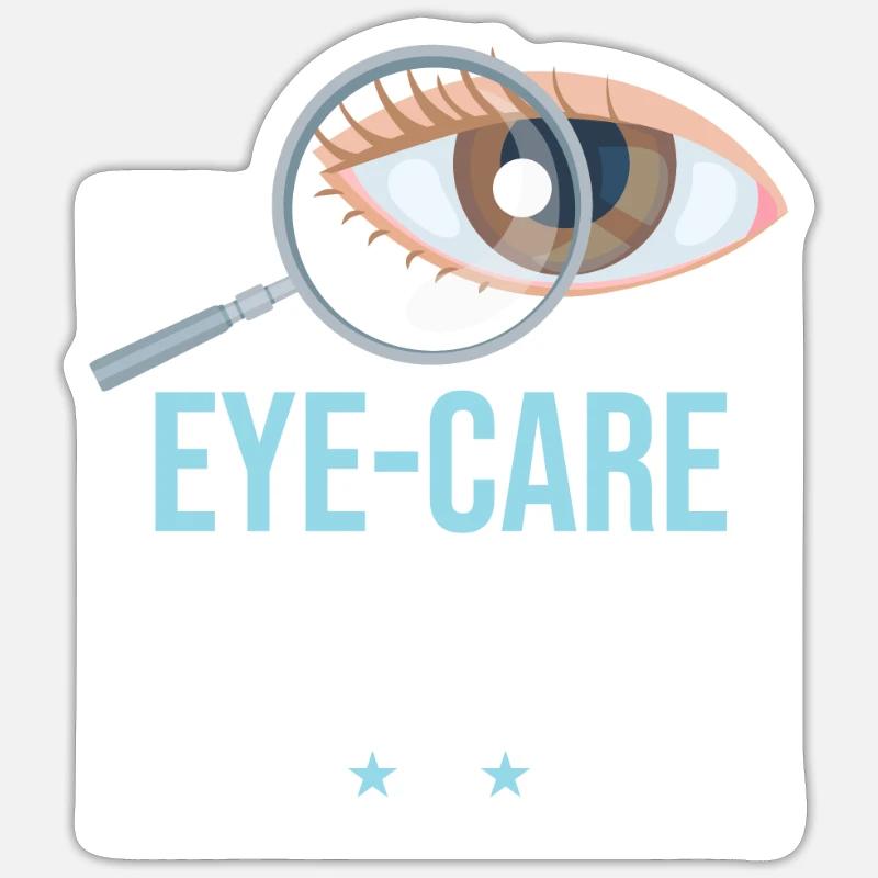 Optometry Ophthalmologist Sticker size S (10 x 10 cm)