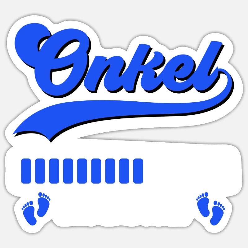 Onkel 2023 loading Onkel Sticker Größe S (10 x 10 cm)