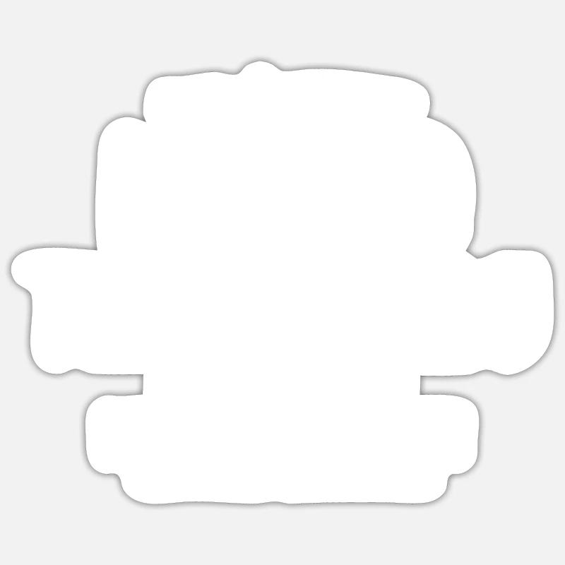 Messerwurfscheibe Geschenk Messerwerfer Sticker Größe S (10 x 10 cm)