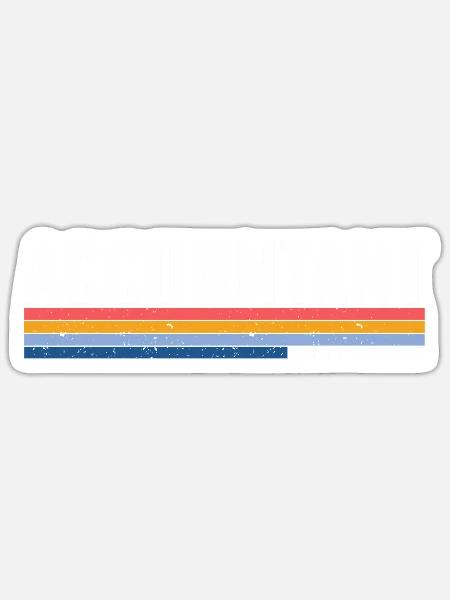 Lustige Buchhalter Sprüche Finanzamt Steuern - Sticker Größe S (10 x 10 cm) - Mattweiß