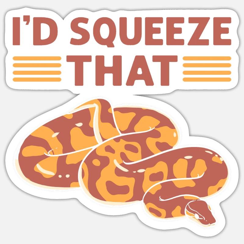I would squeeze that out. Herpetologists. Sticker size S (10 x 10 cm)