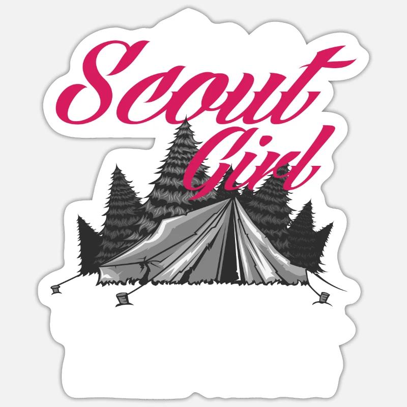 Éclaireuse Sticker taille S (10 x 10 cm)