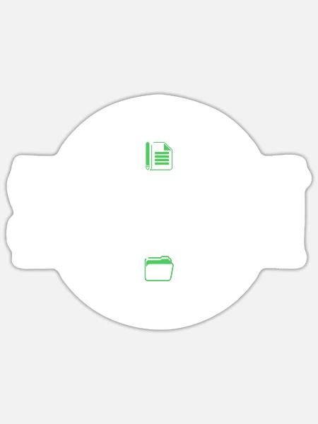 Ich Habe Ein Spreadsheet Dafür Tabelle Buchhalter - Sticker Größe S (10 x 10 cm) - Mattweiß