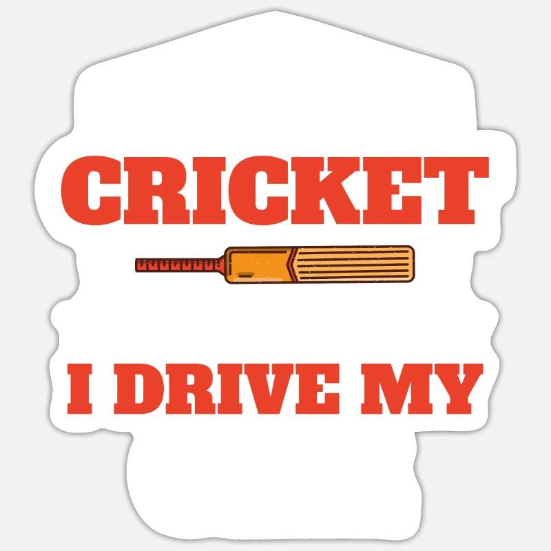 Cricket Coach Player - Sticker size S (10 x 10 cm) - white matte