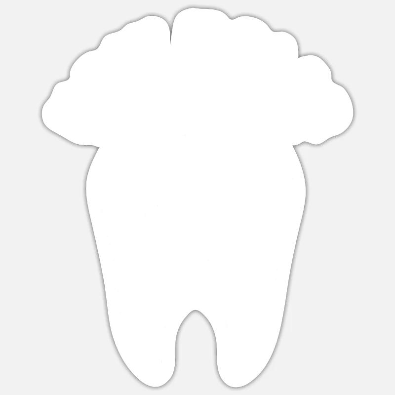 Dentallabor Techniker Zahntechniker Sticker Größe S (10 x 10 cm)